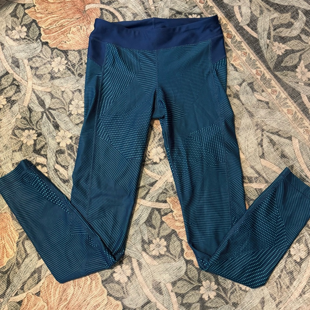 Blue Under Armour Athletic Leggings Size Small